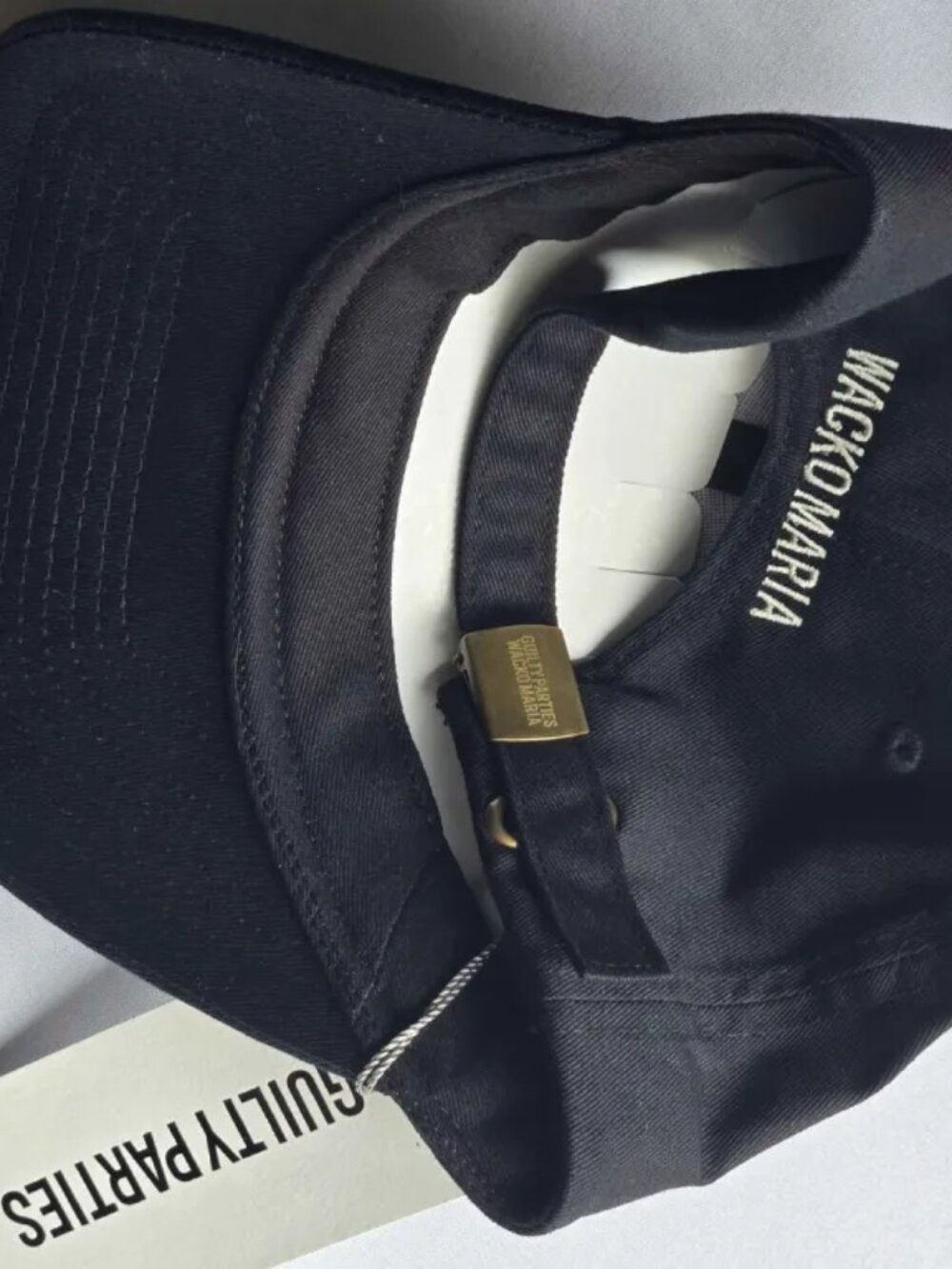 Wacko Maria x High Times Guilty Parties Strapback Cap NWT Black
